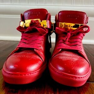 Red bucemi shoes